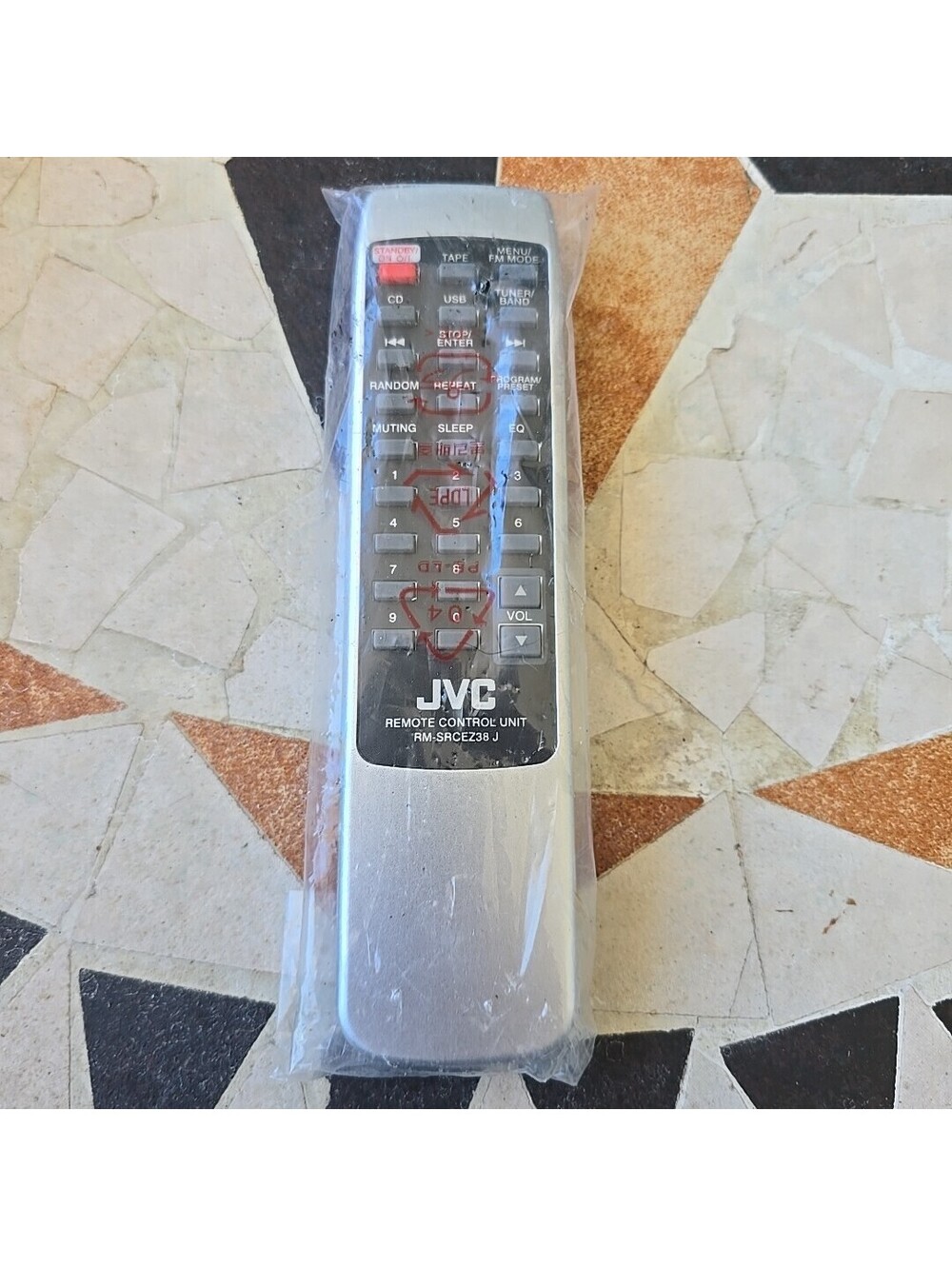 JVC OEM RM-SRCEZ38J Audio Remote Control